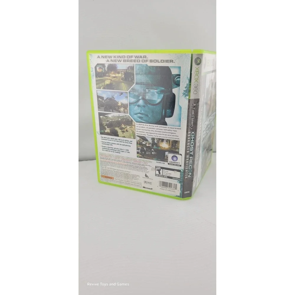 Tom Clancy's Ghost Recon Advanced Warfighter Microsoft Xbox‎ 360 2006 CIB Tested
